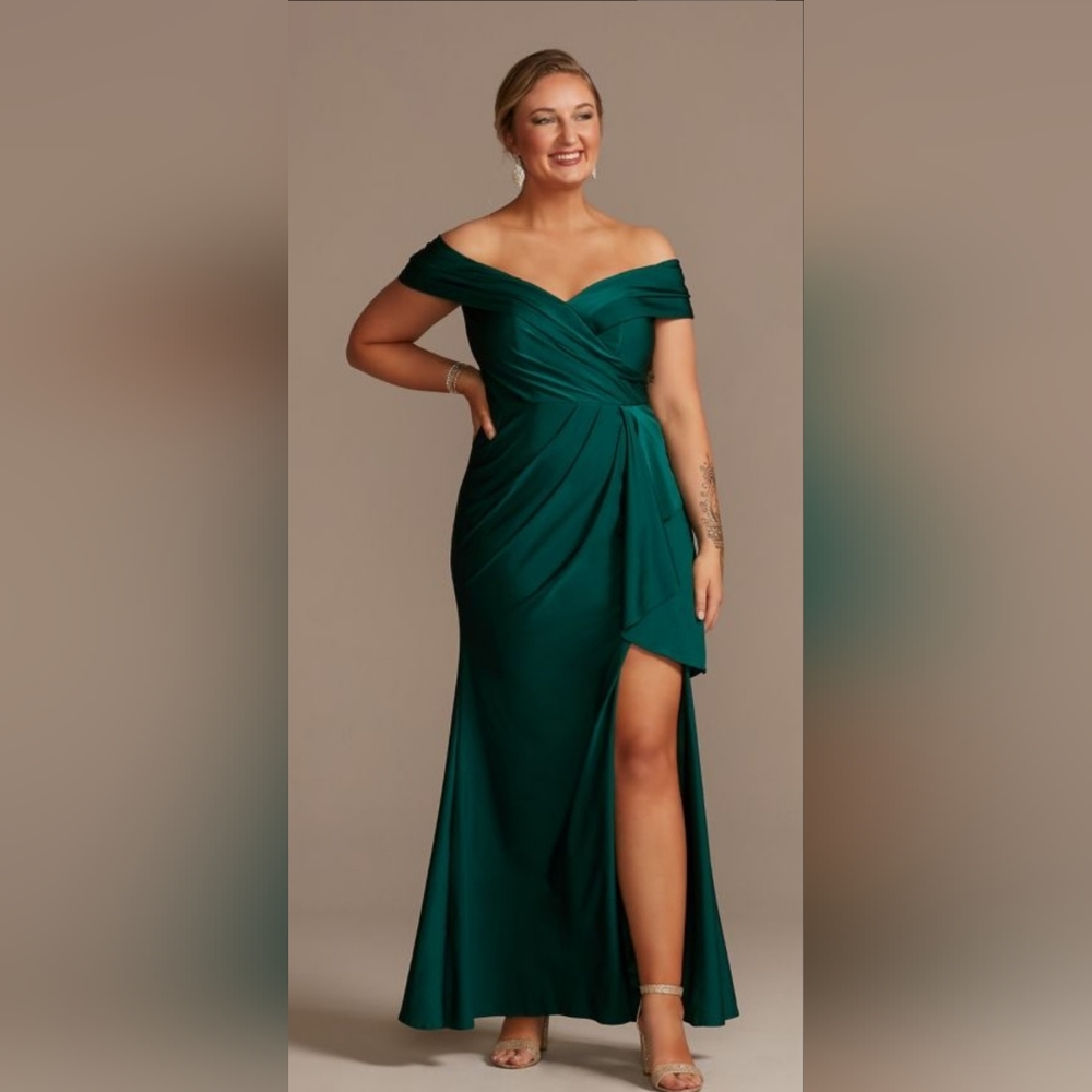 Deep Green Evening Dress